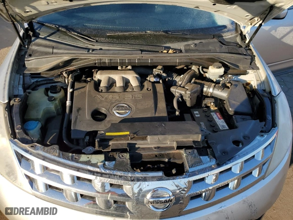 2004 Nissan Murano SL with VIN JN8AZ08W34W338003, listed as a Copart auction lot 88219755 with 235,760 mi miles and Salvage Title. Bid and sale history available at carsss.com. Image 12.