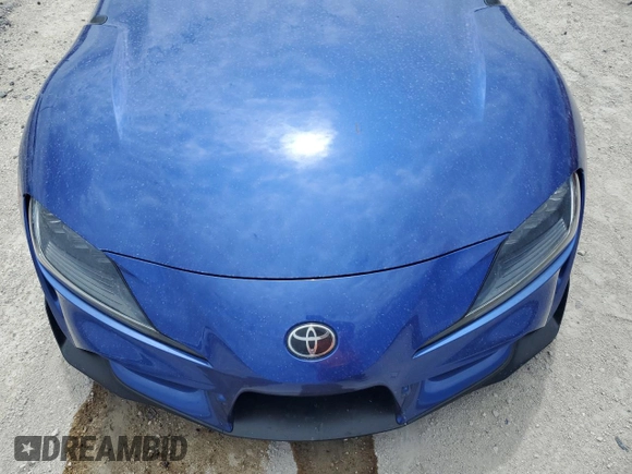 2023 Toyota Supra 3.0 with VIN WZ1DB0G08PW061526, listed as a Copart auction lot 61642655 with 11,279 mi miles and Salvage title. Bid and sale history available at DreamBid. Image 11.