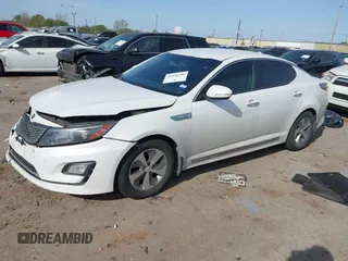 2015 Kia Optima Hybrid with VIN KNAGM4AD2F5086402, listed as a IAAI auction lot 41836546 with 88,285 mi miles. Bid and sale history available at carsss.com. Image 17.