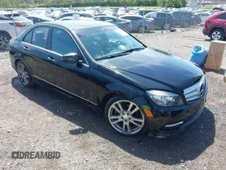 2011 Mercedes-Benz C-Class C 300 Sport with VIN WDDGF5EB7BF650020, listed as a IAAI auction lot 42009059 with 143,762 mi miles. Bid and sale history available at carsss.com. Image 1.