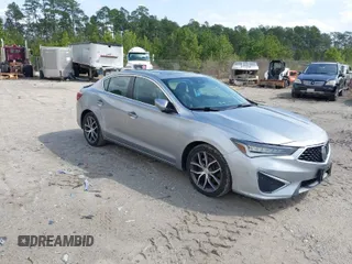 2020 Acura ILX w/Premium Pkg with VIN 19UDE2F74LA004006, listed as a IAAI auction lot 41814699 with 73,279 mi miles. Bid and sale history available at carsss.com. Image 1.