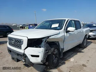 2022 Nissan Frontier SV with VIN 1N6ED1EJXNN693314, listed as a IAAI auction lot 41518020 with 52,565 mi miles. Bid and sale history available at carsss.com. Image 2.