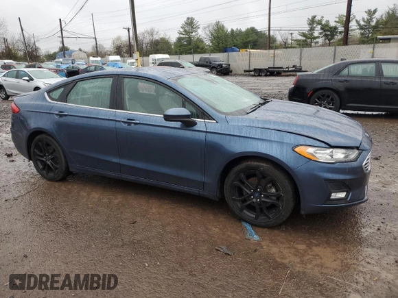 2019 Ford Fusion SE with VIN 3FA6P0HD6KR228591, listed as a Copart auction lot 52126565 with 35,012 mi miles and Salvage Title. Bid and sale history available at carsss.com. Image 4.