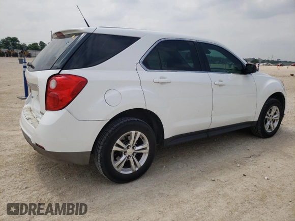 2012 Chevrolet Equinox LS with VIN 2GNALBEK7C6157691, listed as a Copart auction lot 55491925 with 130,317 mi miles and Salvage Title. Bid and sale history available at DreamBid. Image 3.