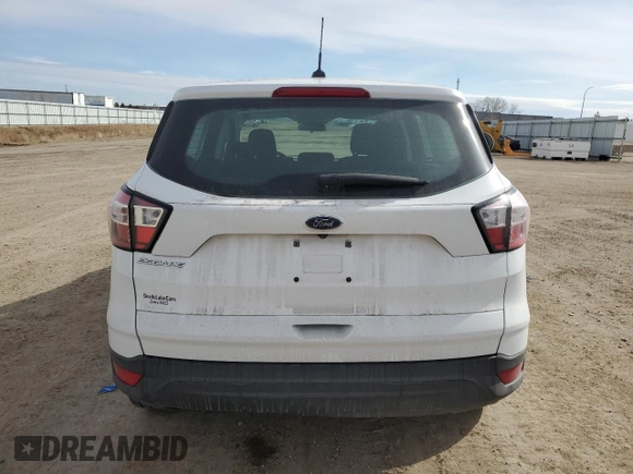 2018 Ford Escape S with VIN 1FMCU0F70JUC60202, listed as a Copart auction lot 46696365 with 97,236 mi miles and Salvage Title. Bid and sale history available at carsss.com. Image 6.