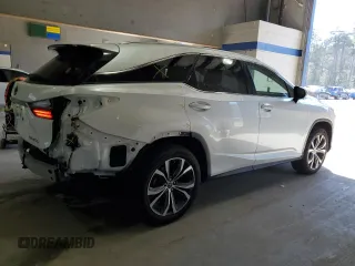 2022 Lexus RX with VIN JTJHZKEA2N2024718, listed as a Copart auction lot 47320555 with 35,742 mi miles and Salvage Title. Bid and sale history available at carsss.com. Image 3.