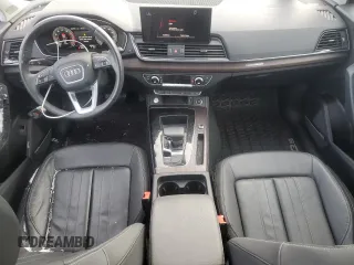 2023 Audi Q5 Premium Plus with VIN WA1BBAFY2P2093652, listed as a Copart auction lot 88666715 with 9,990 mi miles and Salvage title. Bid and sale history available at DreamBid. Image 8.