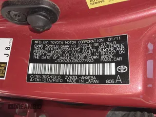 2011 Toyota Prius I with VIN JTDKN3DU0B0277923, listed as a IAAI auction lot 42053281 with 74,380 mi miles and . Bid and sale history available at DreamBid. Image 9.