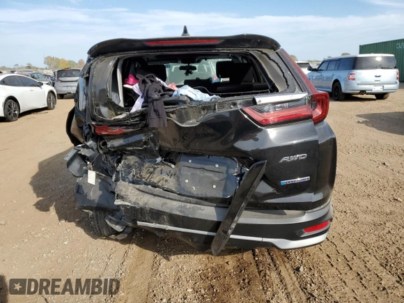 2020 Honda CR-V EX with VIN 7FART6H54LE025253, listed as a Copart auction lot 72110224 with 42,762 mi miles and Salvage Title. Bid and sale history available at DreamBid. Image 6.