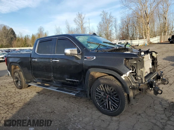 2022 GMC Sierra 1500 Limited SLT with VIN 3GTU9DEL7NG118552, listed as a Copart auction lot 88936075 with 36,462 mi miles and Salvage Title. Bid and sale history available at carsss.com. Image 4.