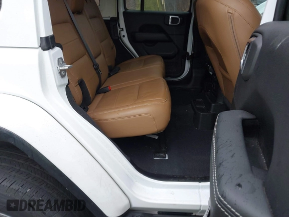 2021 Jeep Wrangler Unlimited Sahara with VIN 1C4HJXEG6MW751752, listed as a IAAI auction lot 41104960 with 47,460 mi miles and . Bid and sale history available at DreamBid. Image 8.