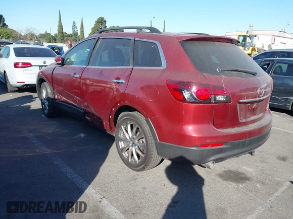 2014 Mazda CX-9 Grand Touring with VIN JM3TB3DV6E0435389, listed as a IAAI auction lot 41406200 with 181,598 mi miles and . Bid and sale history available at DreamBid. Image 3.