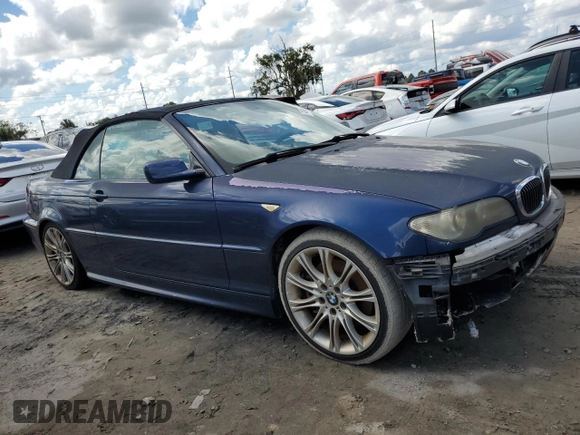 2006 BMW 3 Series 330Ci with VIN WBABW53496PJ97606, listed as a Copart auction lot 74384914 with 0 mi miles and Non Repairable. Bid and sale history available at carsss.com. Image 4.