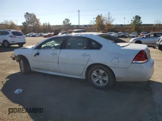 2016 Chevrolet Impala LS with VIN 2G1WA5E31G1109548, listed as a Copart auction lot 82286394 with Not provided miles and Salvage title. Bid and sale history available at DreamBid. Image 2.