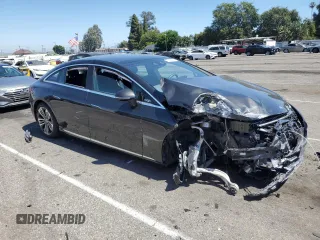 2023 Mercedes-Benz EQS with VIN W1KCG2DB2PA023497, listed as a Copart auction lot 61127224 with 0 mi miles and Salvage Title. Bid and sale history available at carsss.com. Image 4.