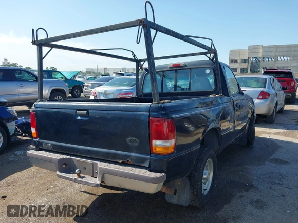 1997 Ford Ranger XLT z VIN 1FTCR10A4VTA44803, wystawiony jako IAAI lot #42479081 z przebiegiem 162 346 mil mil oraz . Historia ofert i sprzedaży dostępna na DreamBid. Obrazek 4.