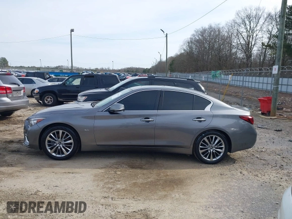 2018 Infiniti Q50 3.0t SPORT with VIN JN1EV7AR1JM440366, listed as a IAAI auction lot 41468676 with 89,065 mi miles. Bid and sale history available at carsss.com. Image 14.