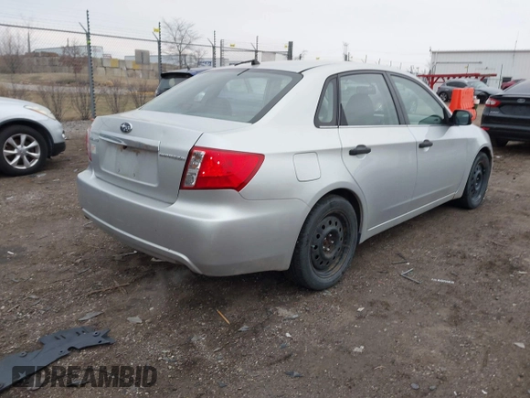 2008 Subaru Impreza Sedan (Natl) i w/Premium Pkg with VIN JF1GE61658H504293, listed as a IAAI auction lot 41890208 with 123,153 mi miles. Bid and sale history available at carsss.com. Image 4.