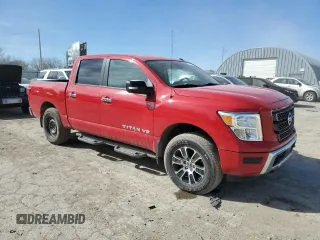 2020 Nissan Titan S with VIN 1N6AA1EC0LN508421, listed as a Copart auction lot 46728665 with 46,858 mi miles and Salvage title. Bid and sale history available at DreamBid. Image 4.