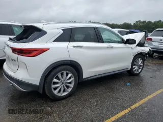 2019 Infiniti QX50 Luxe with VIN 3PCAJ5M37KF103536, listed as a Copart auction lot 78930644 with 48,133 mi miles and Non Repairable. Bid and sale history available at DreamBid. Image 3.
