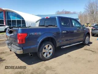 2018 Ford F-150 XL with VIN 1FTEW1EG1JKF48482, listed as a Copart auction lot 52347845 with 130,331 mi miles and Salvage title. Bid and sale history available at DreamBid. Image 3.