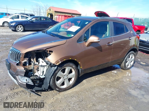 2016 Buick Encore Leather with VIN KL4CJCSB2GB551551, listed as a IAAI auction lot 41635247 with 87,086 mi miles. Bid and sale history available at carsss.com. Image 17.