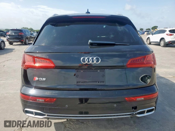 2018 Audi SQ5 Premium Plus with VIN WA1A4AFY8J2012652, listed as a Copart auction lot 61396805 with 100,679 mi miles and Clean title. Bid and sale history available at DreamBid. Image 6.
