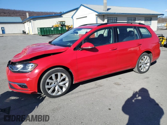 2019 Volkswagen Golf S z VIN 3VWY57AUXKM509184, wystawiony jako Copart lot #43741345 z przebiegiem 34 145 mil mil oraz Szkoda całkowita • Salvage title. Historia ofert i sprzedaży dostępna na DreamBid. Obrazek 1.