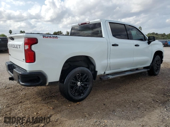 2022 Chevrolet Silverado 1500 LT Trail Boss with VIN 3GCUDFELXNG514100, listed as a Copart auction lot 77884984 with 43,881 mi miles and Salvage Title. Bid and sale history available at DreamBid. Image 3.