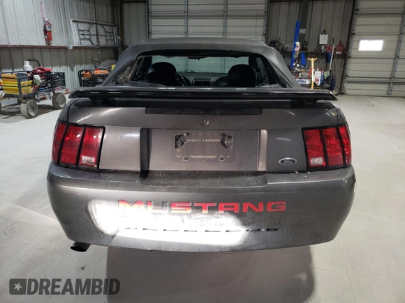 2004 Ford Mustang Deluxe with VIN 1FAFP44654F164266, listed as a Copart auction lot 44356505 with 166,837 mi miles and Clean Title. Bid and sale history available at carsss.com. Image 6.