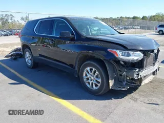 2020 Chevrolet Traverse LS with VIN 1GNERFKW2LJ183763, listed as a IAAI auction lot 41840685 with 60,323 mi miles. Bid and sale history available at carsss.com. Image 1.