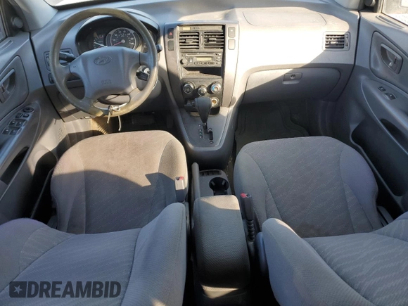 2005 Hyundai Tucson GL with VIN KM8JM12B85U074517, listed as a Copart auction lot 46340595 with 239,108 mi miles and Salvage Title. Bid and sale history available at carsss.com. Image 8.