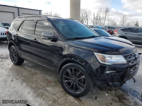 2018 Ford Explorer XLT with VIN 1FM5K8D80JGB76937, listed as a Copart auction lot 44505935 with 135,846 mi miles and Salvage Title. Bid and sale history available at carsss.com. Image 4.