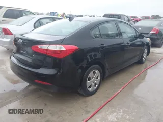 2015 Kia Forte LX with VIN KNAFK4A6XF5429220, listed as a IAAI auction lot 42001696 with 89,548 mi miles. Bid and sale history available at carsss.com. Image 4.
