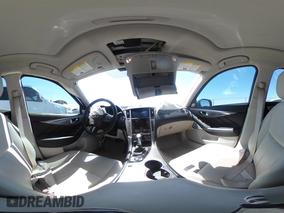 2017 Infiniti Q50 Signature Edition with VIN JN1EV7AP0HM734589, listed as a IAAI auction lot 42094090 with 40,264 mi miles and . Bid and sale history available at DreamBid. Image 18.