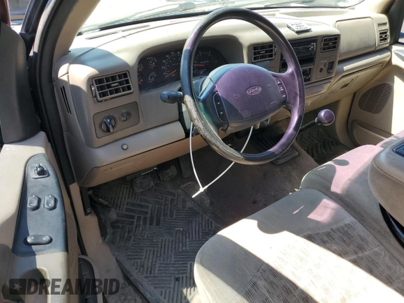 2000 Ford F-250 XL with VIN 1FTNX20F5YED86494, listed as a Copart auction lot 54193495 with 551,488 mi miles and Salvage title. Bid and sale history available at DreamBid. Image 8.