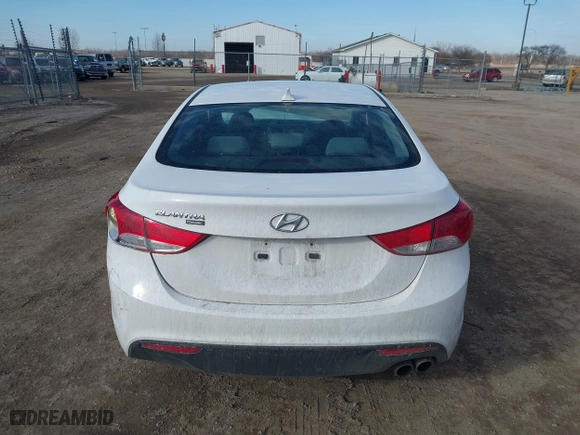 2013 Hyundai Elantra Coupe GS with VIN KMHDH6AE2DU023345, listed as a IAAI auction lot 41685816 with 1 mi miles. Bid and sale history available at carsss.com. Image 16.