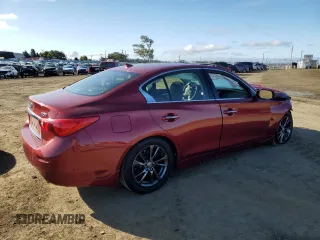 2015 Infiniti Q50 Premium with VIN JN1BV7AP7FM355136, listed as a Copart auction lot 56586325 with 101,384 mi miles and Salvage title. Bid and sale history available at DreamBid. Image 3.