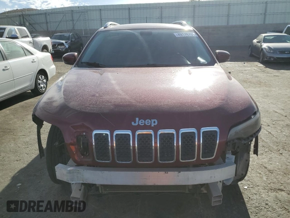 2019 Jeep Cherokee Latitude Plus with VIN 1C4PJLLB8KD308068, listed as a Copart auction lot 49178705 with 133,950 mi miles and Salvage Title. Bid and sale history available at carsss.com. Image 5.