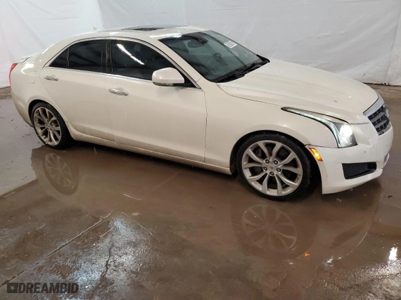 2013 Cadillac ATS Premium with VIN 1G6AE5S37D0135561, listed as a Copart auction lot 43261855 with 118,500 mi miles and Clean Title. Bid and sale history available at carsss.com. Image 4.