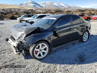 2013 Mitsubishi Lancer Evolution GSR z VIN JA32W8FV7DU021370, wystawiony jako Copart lot #88078775 z przebiegiem 61 572 mil mil oraz Szkoda całkowita • Salvage title. Historia ofert i sprzedaży dostępna na DreamBid. Obrazek 1.