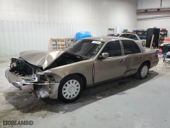 2005 Mercury Grand Marquis GS with VIN 2MEFM74W35X617440, listed as a Copart auction lot 70248644 with 202,330 mi miles and Salvage Title. Bid and sale history available at carsss.com. Image 1.