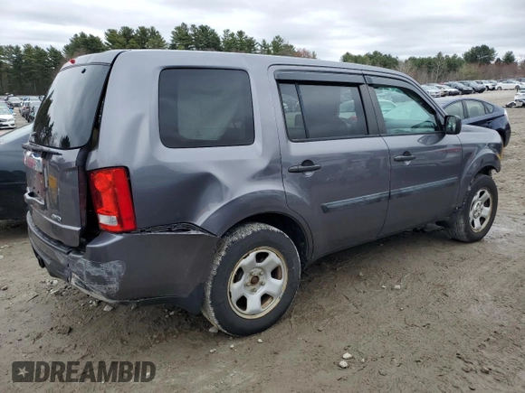 2014 Honda Pilot LX with VIN 5FNYF4H20EB006369, listed as a Copart auction lot 52578215 with 152,796 mi miles and Clean Title. Bid and sale history available at DreamBid. Image 3.
