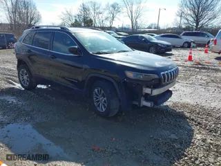 2019 Jeep Cherokee Latitude Plus with VIN 1C4PJMLB6KD181021, listed as a IAAI auction lot 41472681 with 94,881 mi miles. Bid and sale history available at carsss.com. Image 1.