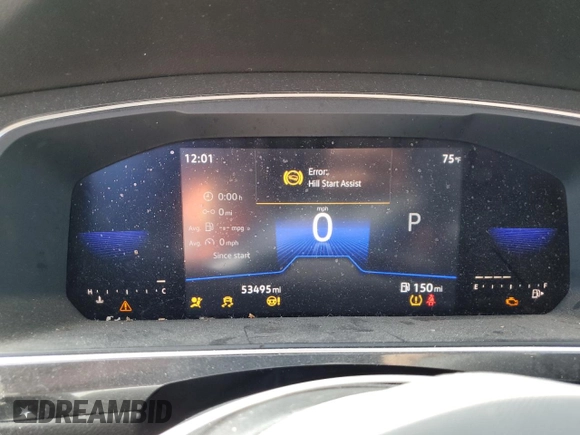 2022 Volkswagen Tiguan SE with VIN 3VV3B7AX2NM077616, listed as a Copart auction lot 57145995 with 53,495 mi miles and Salvage title. Bid and sale history available at DreamBid. Image 9.