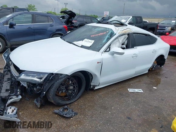 2014 Audi A7 Prestige z VIN WAU2GAFC7EN126780, wystawiony jako IAAI lot #42095865 z przebiegiem Nie podano mil oraz . Historia ofert i sprzedaży dostępna na DreamBid. Obrazek 2.