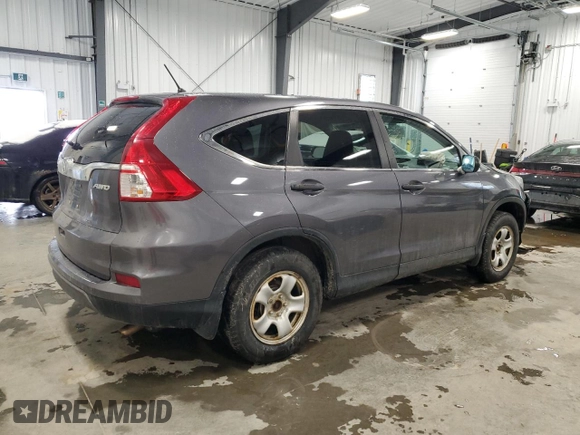 2016 Honda CR-V LX with VIN 2HKRM4H36GH125826, listed as a Copart auction lot 47861055 with 179,289 mi miles and Salvage Title. Bid and sale history available at carsss.com. Image 3.