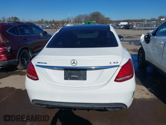2018 Mercedes-Benz C 43 AMG with VIN 55SWF6EB1JU251102, listed as a IAAI auction lot 41433415 with 67,972 mi miles and . Bid and sale history available at carsss.com. Image 16.