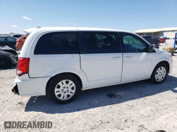 2018 Dodge Grand Caravan SE with VIN 2C4RDGBG5JR296655, listed as a Copart auction lot 50320615 with 163,137 mi miles and Salvage Title. Bid and sale history available at DreamBid. Image 3.