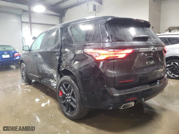 2022 Chevrolet Traverse Premier with VIN 1GNEVKKW1NJ130723, listed as a Copart auction lot 45307185 with 17,765 mi miles and Salvage Title. Bid and sale history available at carsss.com. Image 2.